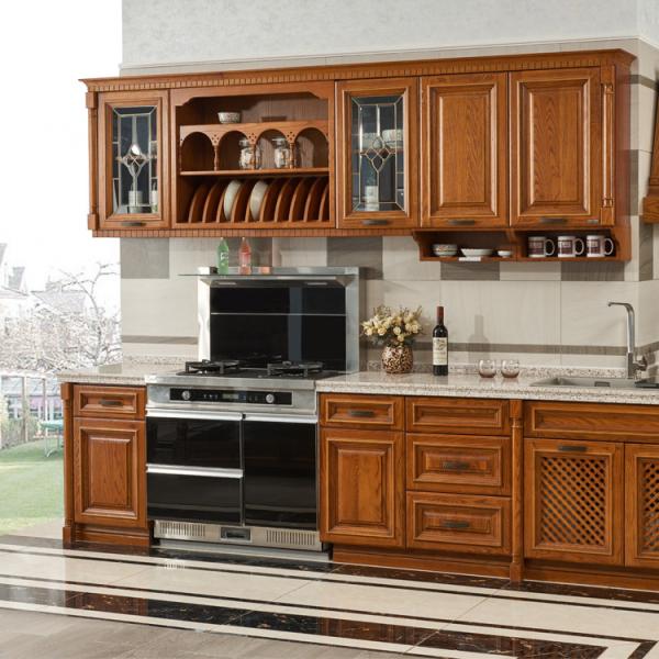 Classical RTA Lampblack 5mm Solid Wood Kitchen Island ODM