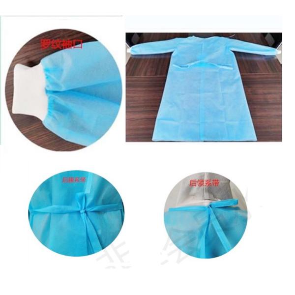 Healthcare Isolation Cpe Nonwoven Surgical Ppe Level 2 Nursing Gowns