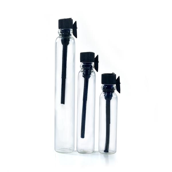 1ml 2ml 3ml Refillable Empty Glass Perfume Bottle Long Tube Shape XFPB-020