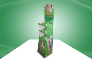 Cheap Promotion Snack POS Cardboard Displays With Three Shelves For Retail Stores for sale