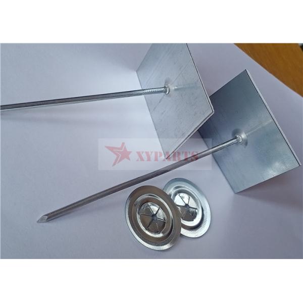 63.5mm Galvanized Steel Self Stick Insulation Pins To Install Foam Insulation Panels