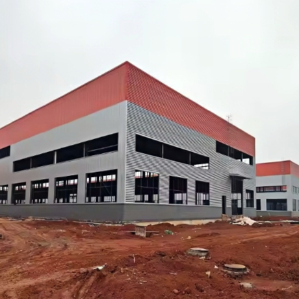 Free Design Prefabricated Steel Structure Factory Industrial Warehouse Steel Factory Building Steel Structures