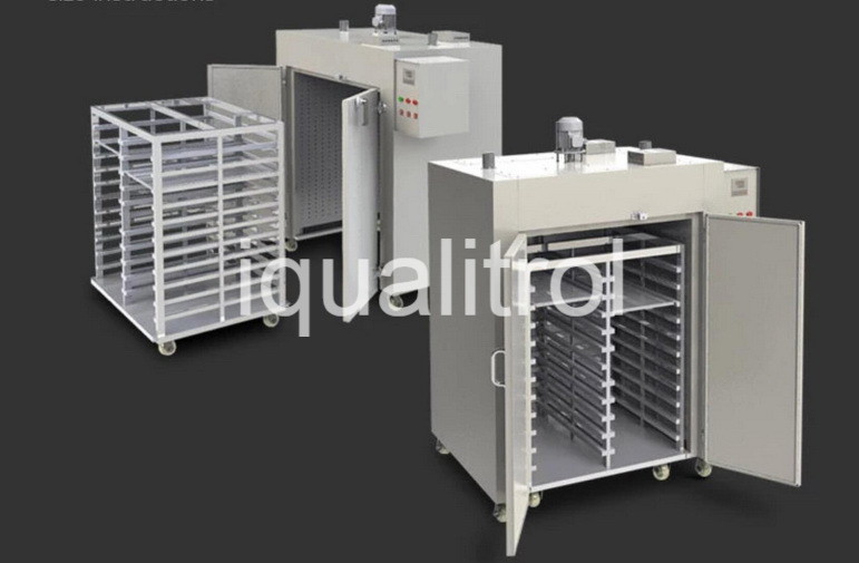 Large Industrial Temperature Test Chamber Trolly Drying Oven For Electroplating Industry
