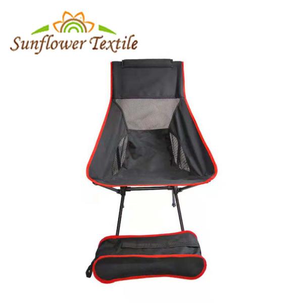 Heavy Duty Folding Camping Chair Support Steel Frame Fishing For Adults Beach Wheels