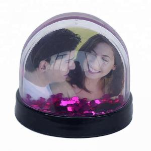 Cheap SGS  7x9cm Personalized Photo Snow Globe for sale