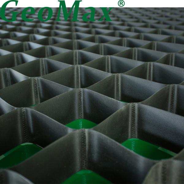 75mm HDPE Geocell Cellular Confinement System for Road Base Reinforcement 25kN/m Tensile Strength In Thailand