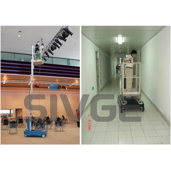 GTWZ6-1006 Hydraulic Lift Ladder Single Mast Mobile Elevating Working Platform
