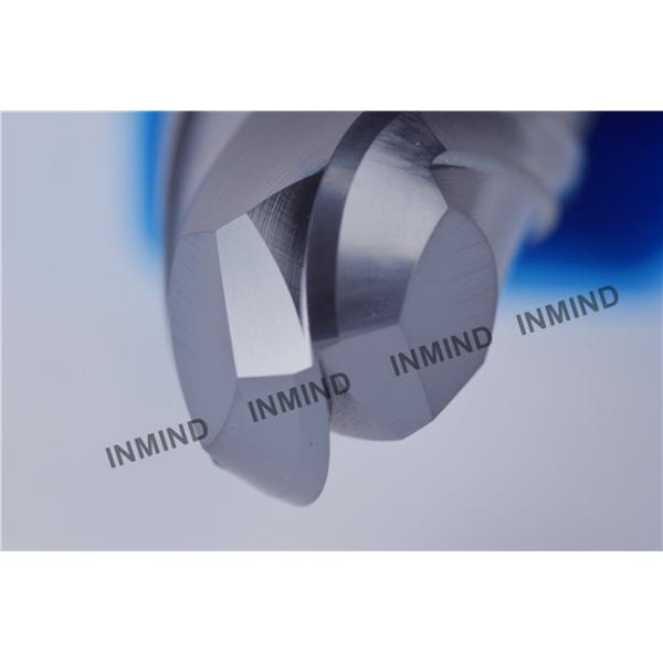 Micro Grain Size HRC50 Ball Nose End Mill With AlTiN Coating H6 Tolerance