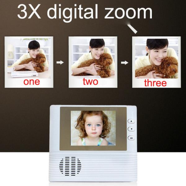 2.8 LCD Screen Digital Door Peephole Viewer Camera IR LED Night Vision Home Security Door Eye Electronic Doorbell Alarm