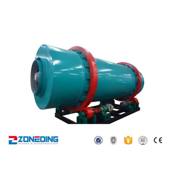 5.5 Kw Three Cylinder Rotary Drum Dryer For Drying Slurry Cement 1-8r/Min