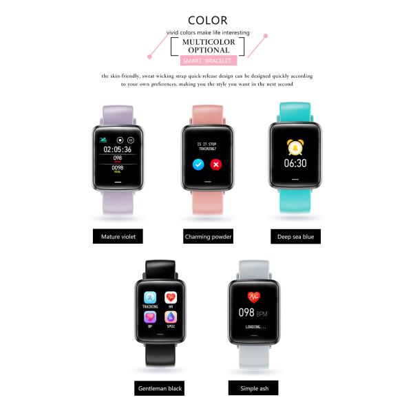 Hazel Full Heart Rate Smartwatch Touch Screen Smart Watch H19D Dynamic 1.3 Inch