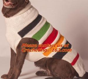 Cheap Easy knit dog sweater, fashion knit pet sweater,dog sweater, Striped Pulllover Pet dog for sale