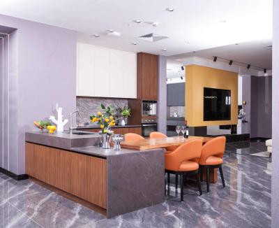 Stainless Steel Kitchen Island - Modern Home Dining & Storage Solution