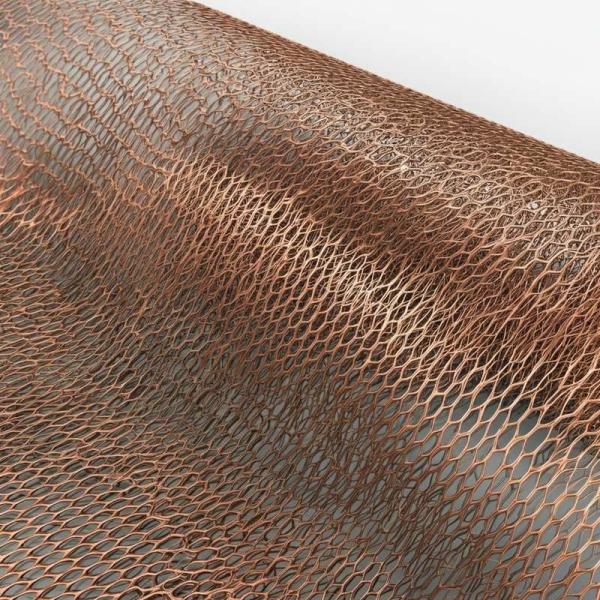 Pattern Custom Metal Mesh Flexible Decorative Copper Wire Mesh