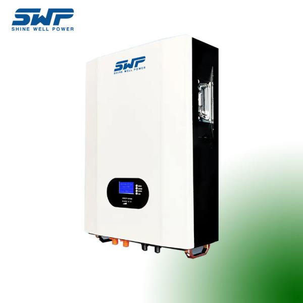 SWP51.2V100Ah Outdoor Power Wall Battery Storage MSDS RS232 RS486 CAN Communication long cecles