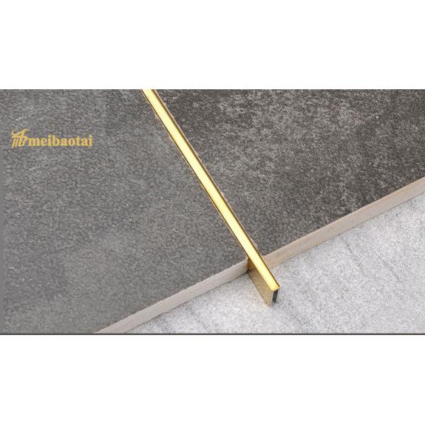 12mm 304 Stainless Steel Tile Trim with Mirror Surface for Wall Decoration and Edge Protection