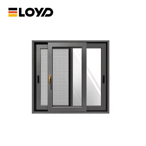 Custom Aluminium Glazed Window Thermal Break Sliding Glass For Outdoor