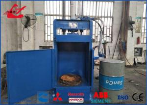 China Large Output Waste Oil Steel Drum Crusher Box Press Compactor Machine 25 Ton Press Force High Stable Performance on sale