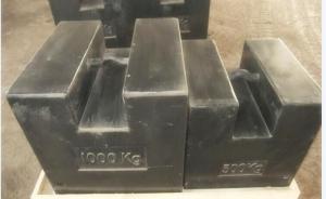 Cheap 500kg M1 20kg 10kg cast iron test weight for crane, cast iron weight for elevator weight for sale