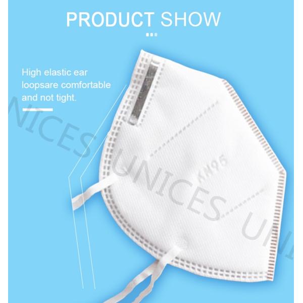 Anti Pollution Dust Face Mask , Foldable Dust Mask Respirator