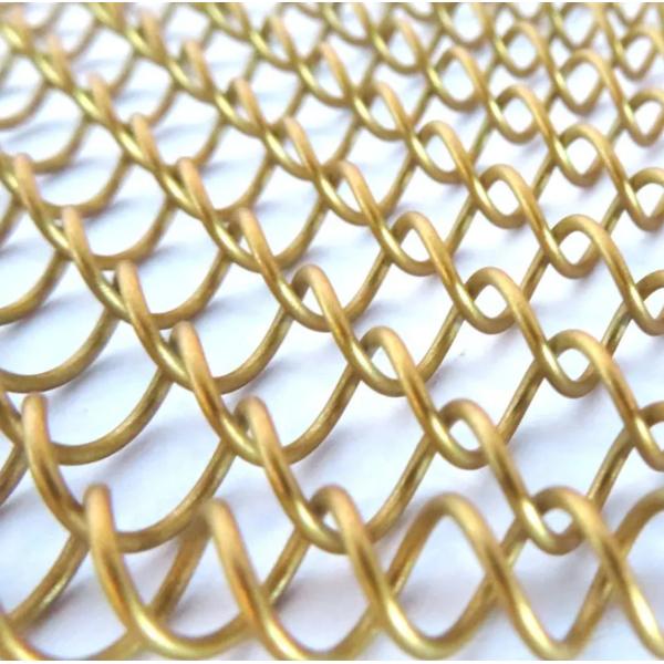 Wire Dia 0.5mm-5mm Spiral Wire Mesh High Tensile Strength