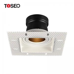 Cheap Customized GU10 Trimless Downlight Fixture Modern Bedroom Recessed Ceiling Light for sale