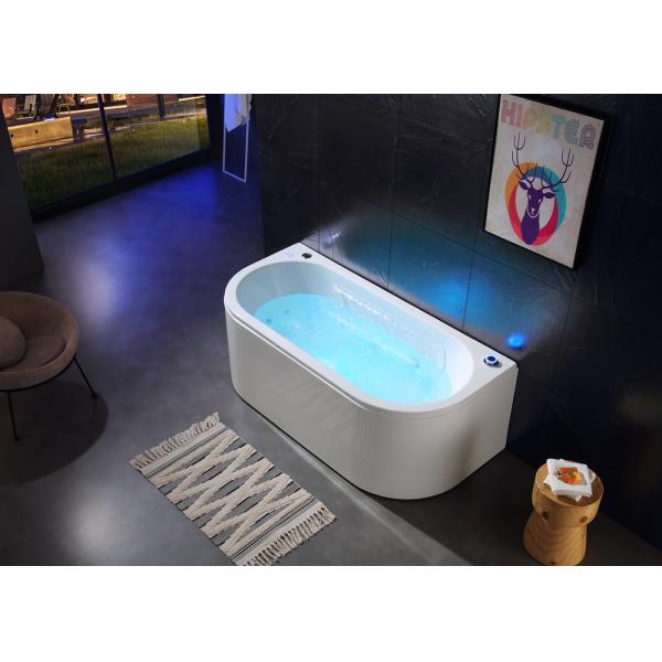 Ladodo E-8002C Two Person Dual Soaking Spa Bathtub LED Press Switch