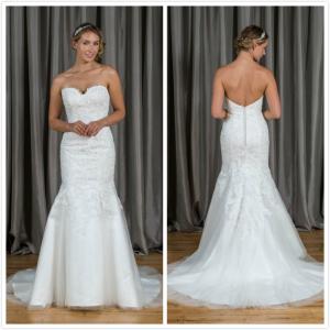 Cheap Mermaid & Trumpet Sweetheart Lace and Tulle Wedding Dress 1612 for sale