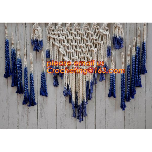 MACRAME FOLDABLE SCREEN, MACRAME WALL HANGING, PLANT HOLDER , CURTAINS, TEA COASTER Macrame Wall Art Hanging Tapestry We