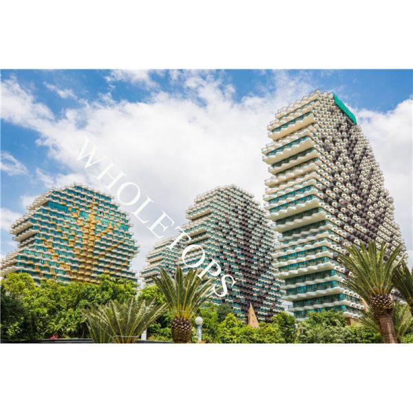 1.5MM-8.0MM Curved Aluminum Panels PVDF Coated For Hotel House Facade