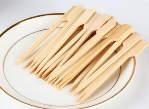 Cheap Hot Pot Party Disposable BBQ Bamboo Sticks Flat Bamboo Skewer Stick for sale