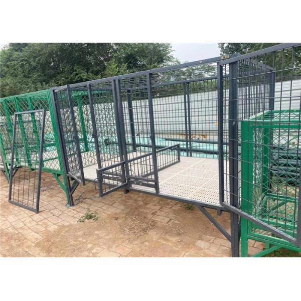 Outdoor Large Galvanized Welded Wire Pet Fence Enclosure House Dog Run Kennel