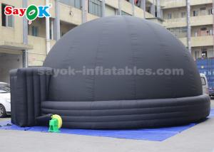 China 7 Meter Black Inflatable Planetarium Dome Tent for Kid's Education Science Display on sale