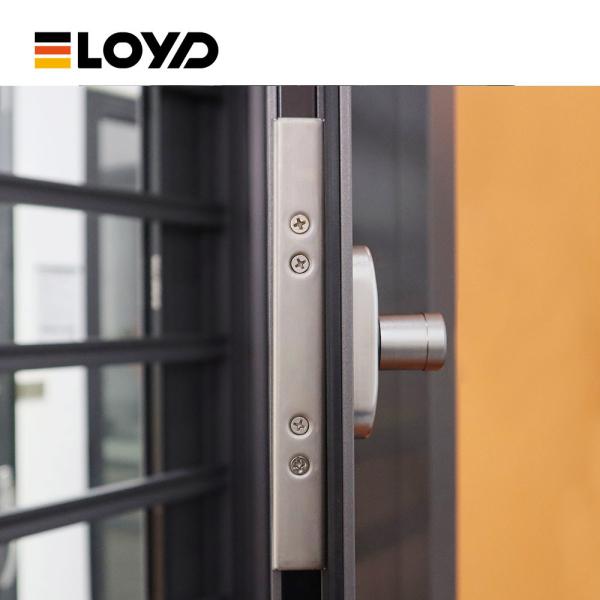 Industrial Aluminum Double Glass Windproof Casement Windows Replacement For Apartment