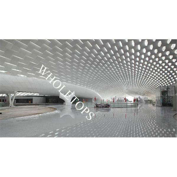 Customized Color 3mm Thick Curved Aluminum Panels Column Cladding