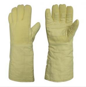Cheap Glass Manufacturing Casting Industry High Temperature 650 Degrees Anti-Cutting Wear Aramid Gloves Hand Protection for sale