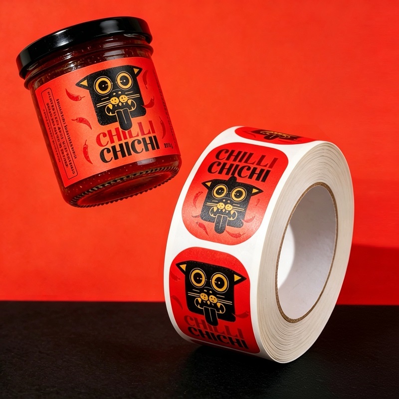 Roll Labels With Die-Cut Stickers For Product Packaging And Retail Branding