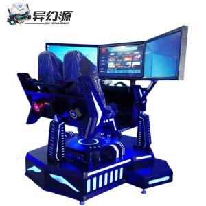 China Black VR Racing Simulator 3DOF Dynamic Car Driving VR Games on sale