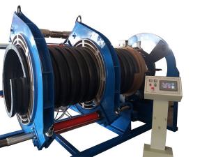 Cheap 600MM Butt Fusion Welding Corrugated Pipe Welding Machine For Spiral Texture PE Pipe for sale
