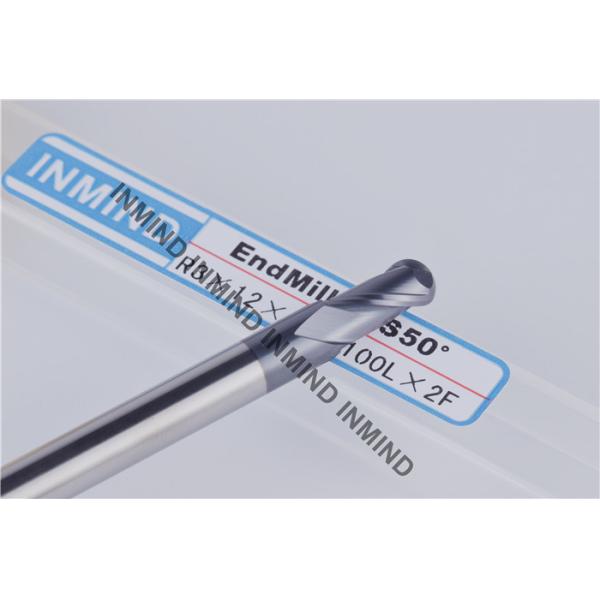 Long Shank Type Carbide Ball Nose End Mill 150 mm Length 6 mm Dia SGS