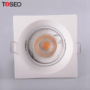 China DC12V Square Cob LED Downlight Fixed Recessed LED Kitchen Ceiling Lights on sale