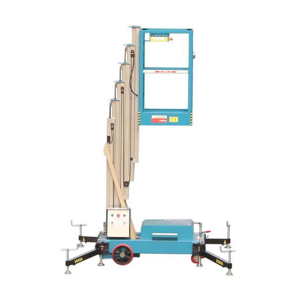 8M Aluminium Alloy 136kg Single Mast Lift