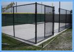 Hot Dipped Galvanized Chain Link Fence Slats / Panels Heavy Duty Sliding Gates 5