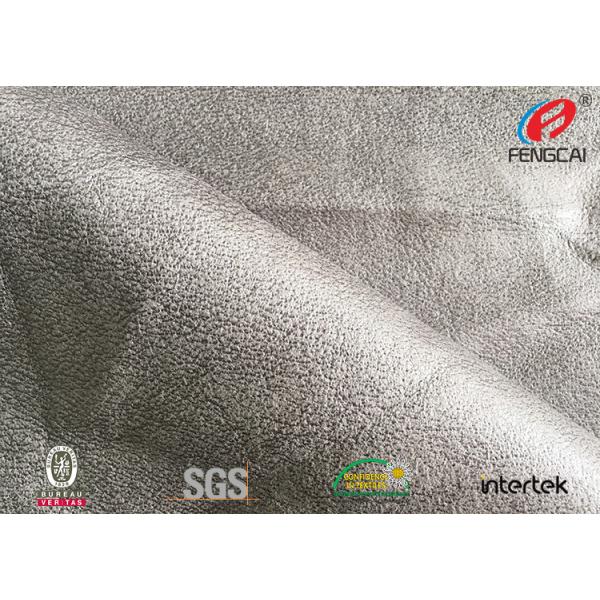 100% Polyester Faux Leather Suede Bronzing Fabric Waterproof Textile Use For Sofa