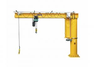 Cheap Heavy Duty Jib Crane Column Mounted Type With Electric Hoist & Remote Control for sale