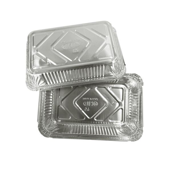 Food Packing Process Type Pulp Moulding Aluminum Foil Oven Tray for Convenient Baking