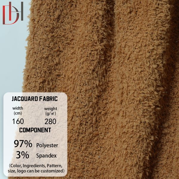 97% Polyester 3% Spandex Fabric Quick Dry Fleece Polyester Fabric Heavyweight