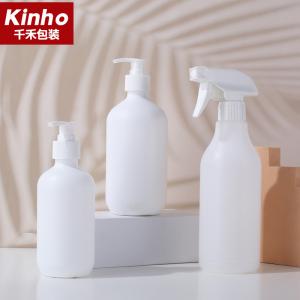 China 28/410 HDPE Shampoo Bottle Liquid Soap Hand Wash Sanitizer 500ml Boston Round Bottle on sale