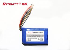 Cheap LP 483655 2S1P 7.4V 780mAh Lithium Polymer Charge Pack for sale