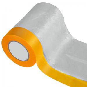 Cheap HDPE Plastic Automotive Masking Film Industrial Disposable Masking Film Tape for sale
